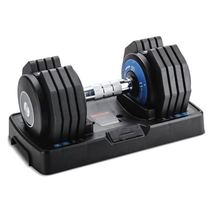 Compact Dial-Select Adjustable Dumbbell for Efficient Strength Training